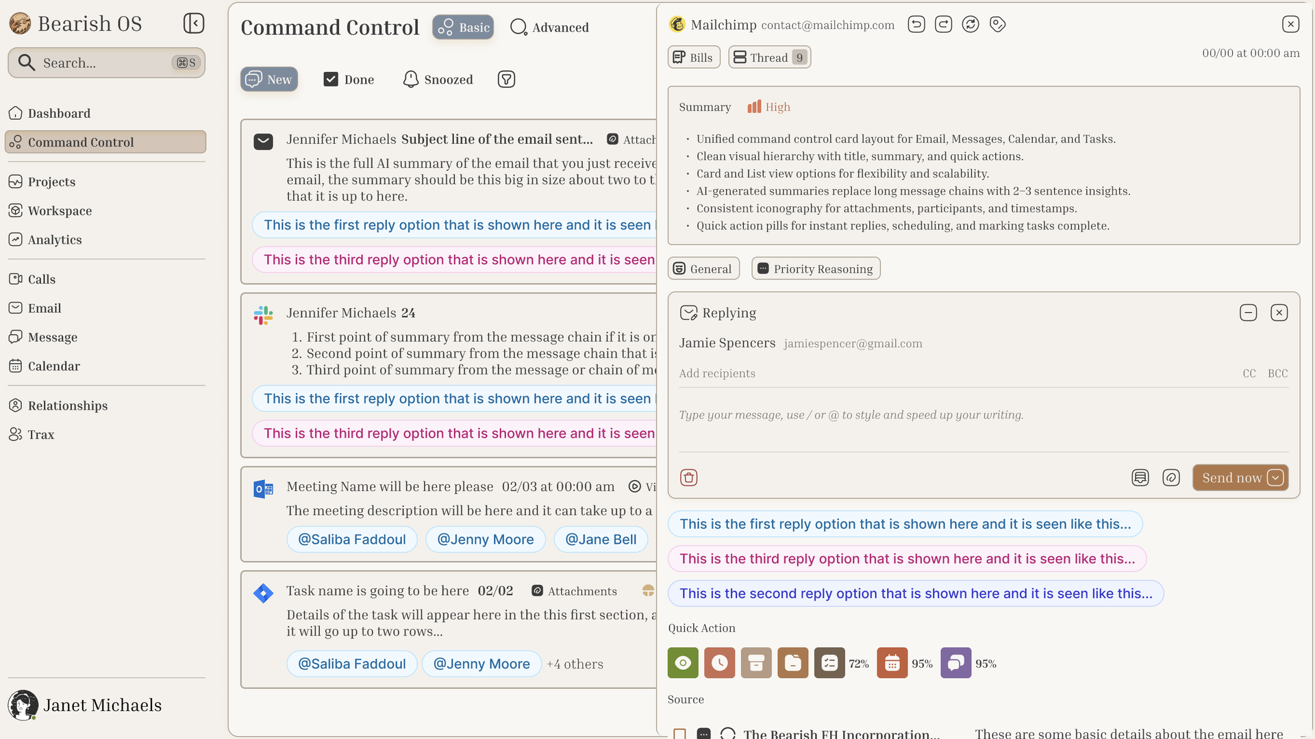 BEBA Application Interface